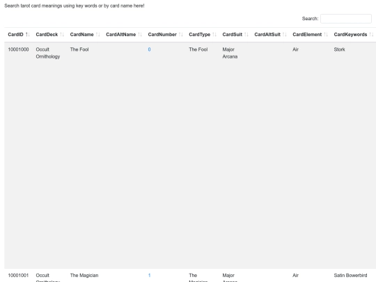 index screenshot