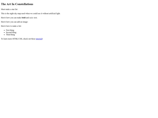 index screenshot