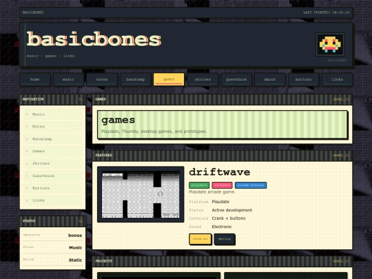 games screenshot
