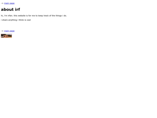 aboutme screenshot