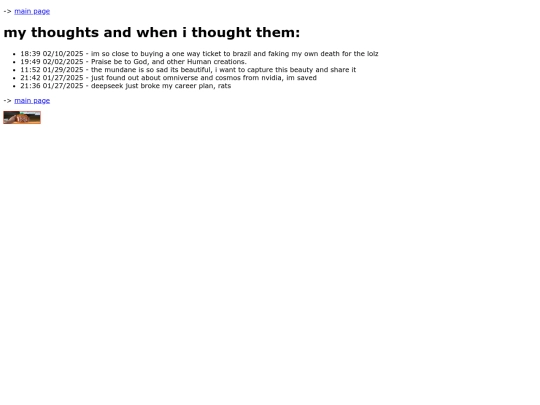 thoughts screenshot