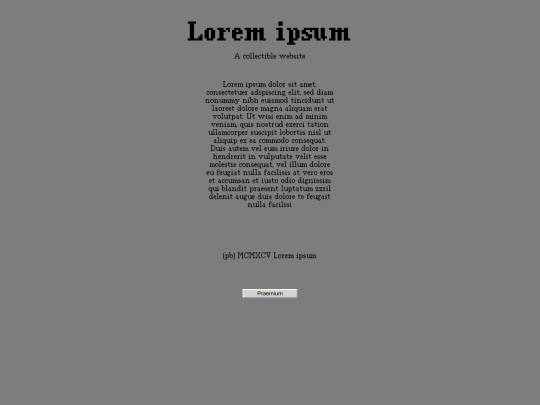 lorem screenshot
