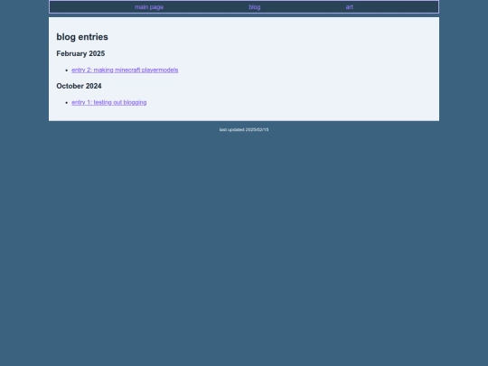 blog screenshot