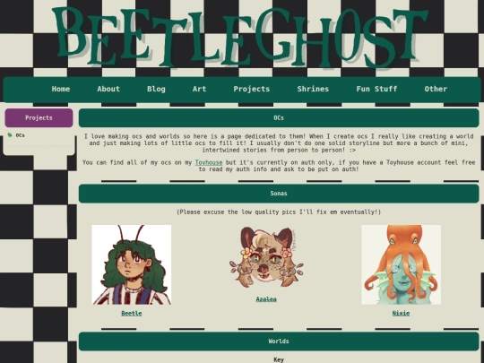projects screenshot