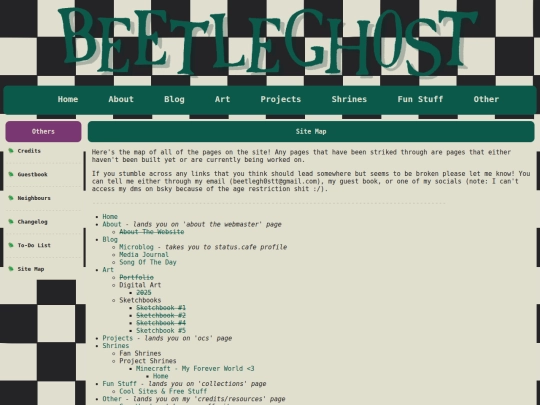 sitemap screenshot