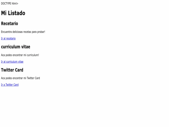 index screenshot