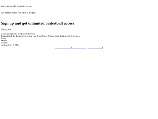 Basketball-Online screenshot