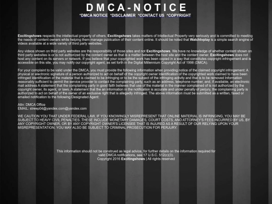 DMCA screenshot