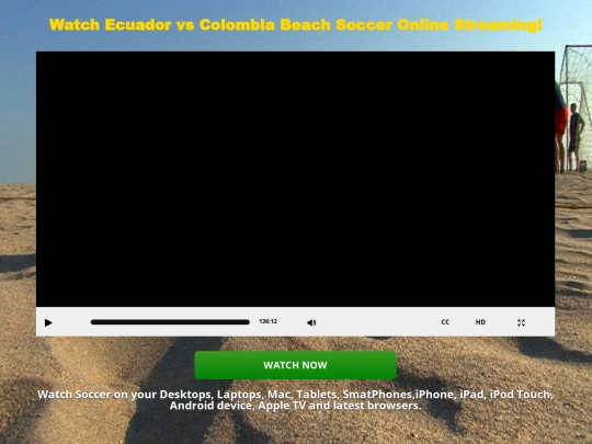 EcuadorvsColombiaBeach screenshot