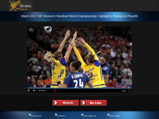 IHF-Women screenshot