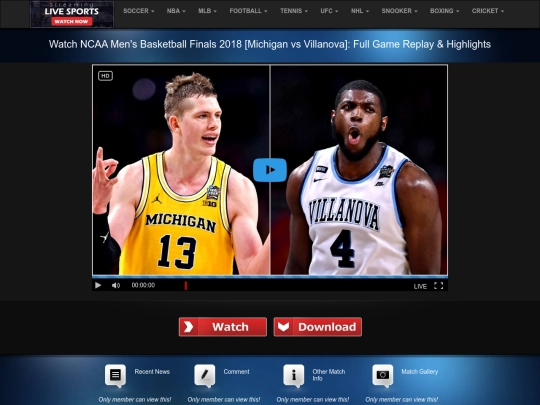 NCAA screenshot