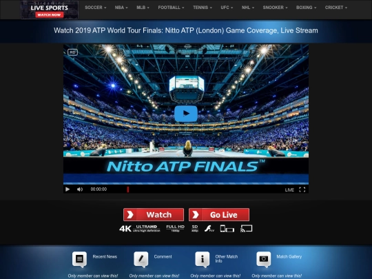 NittoATPFinals19 screenshot