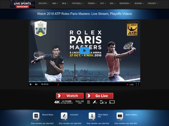 Paris-Masters screenshot