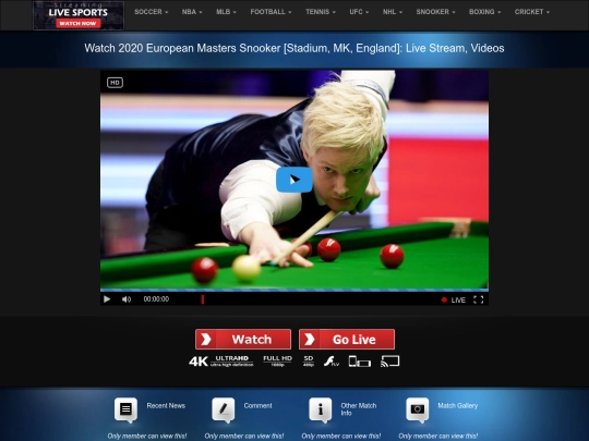 Snooker-EuroMasters screenshot