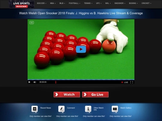 Snooker-Welsh screenshot