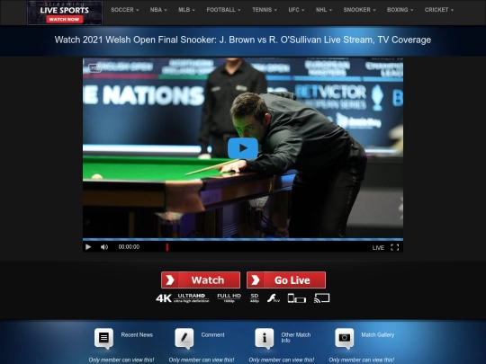 Snooker screenshot