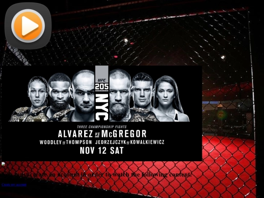 UFC-205 screenshot