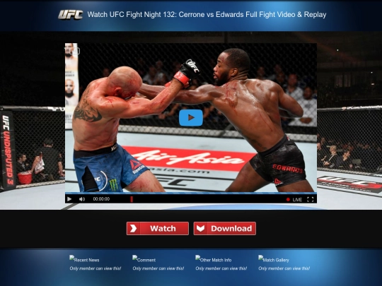 UFC-FN132 screenshot