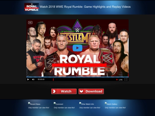 WWE-Rumble screenshot