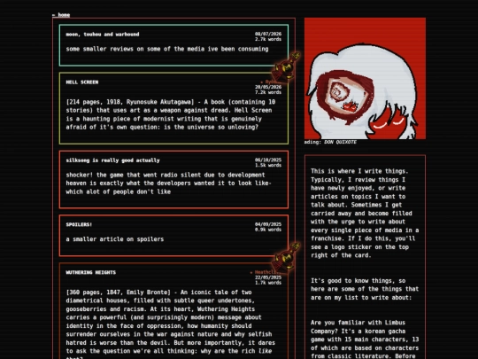 articles screenshot