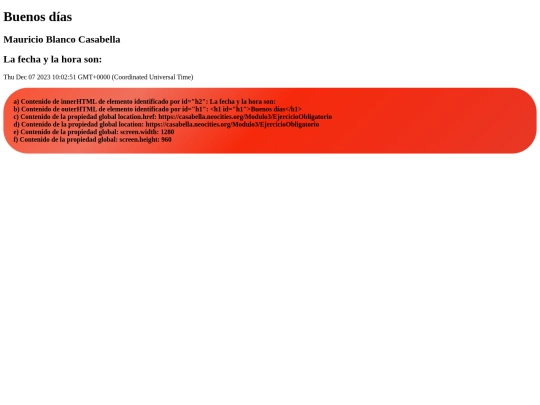 Modulo3/EjercicioObligatorio screenshot