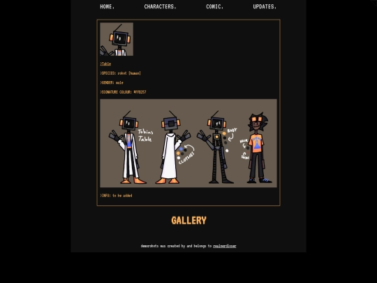 characters/table screenshot