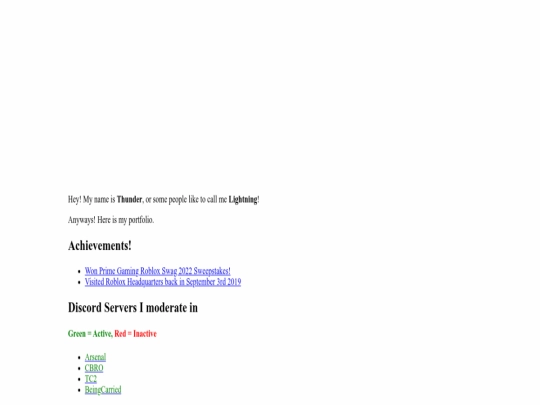 index screenshot