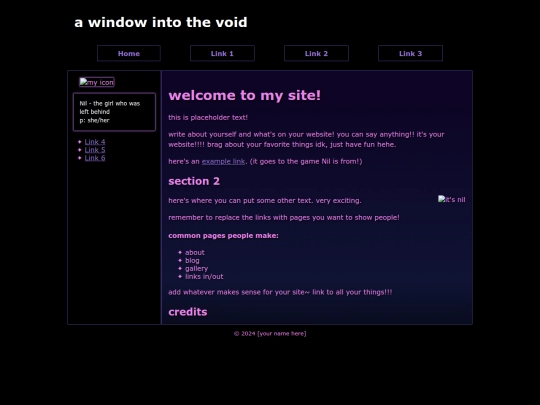 index screenshot