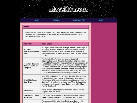 misc/names screenshot