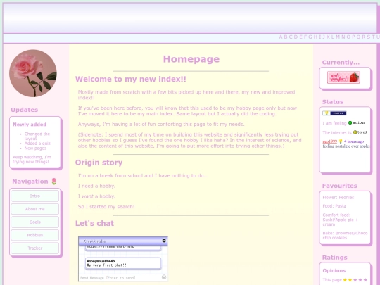 index screenshot