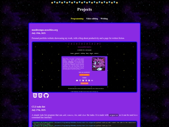 PROJECTS/projects screenshot