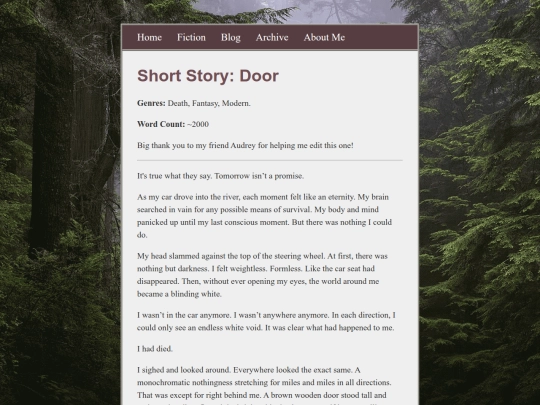 posts/Short-Story-Door screenshot