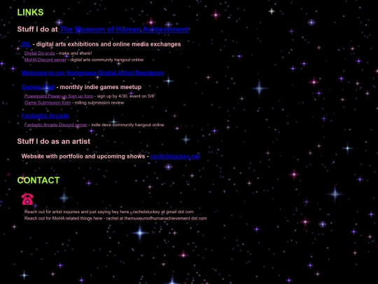 links screenshot