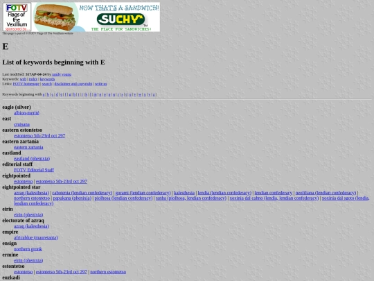 FOTV/flags/keyworde screenshot