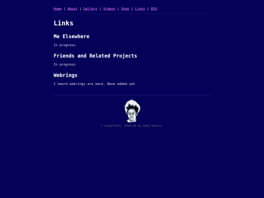 links screenshot