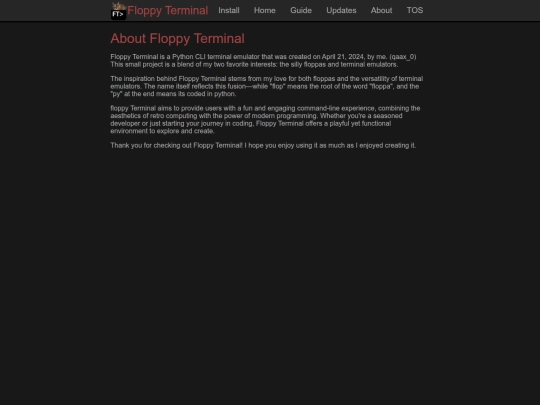 aboutfterm screenshot