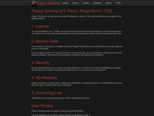 tos screenshot