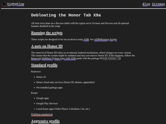 hardware/devices/honor-tab-x9a/debloat screenshot