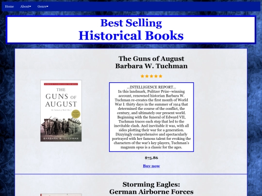 history screenshot