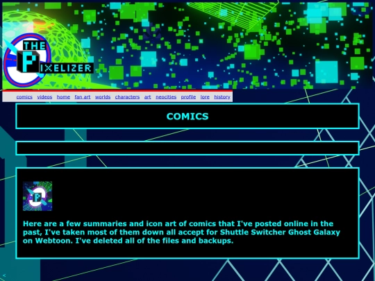 comics screenshot