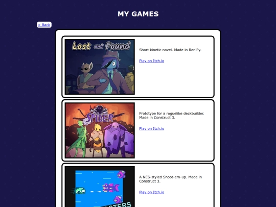 games screenshot