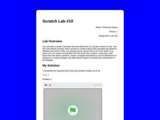 scratchLab10 screenshot