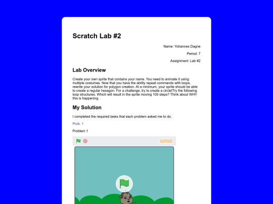 scratchLab2 screenshot