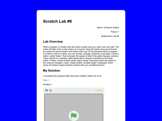 scratchLab6 screenshot