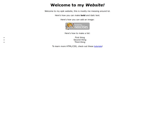 index screenshot