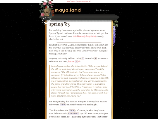 technicalities/spring-83 screenshot