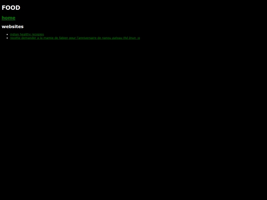 recepie screenshot