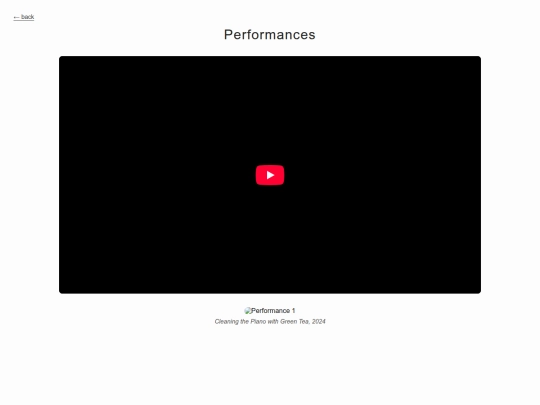 performances screenshot