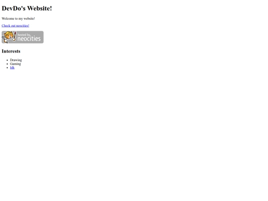 index screenshot
