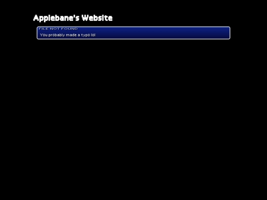 not_found screenshot